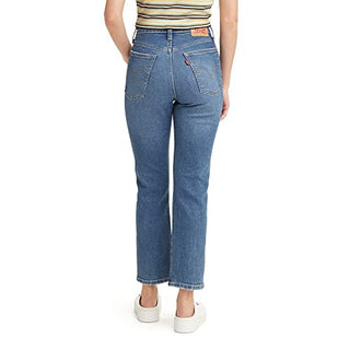 Levi's Women's Wedgie Straight Leg Cropped Jeans -Blue Size 31