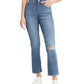 Levi's Women's Wedgie Straight Leg Cropped Jeans -Blue Size 31