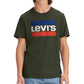 Levi's Men's Sportswear Logo Graphic Crewneck T shirt Green Size XX-Large