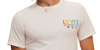 Levi's Unisex Pride Community T-Shirt White Size Small