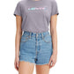 Levi's Women's The Perfect Tee Purple Size Medium