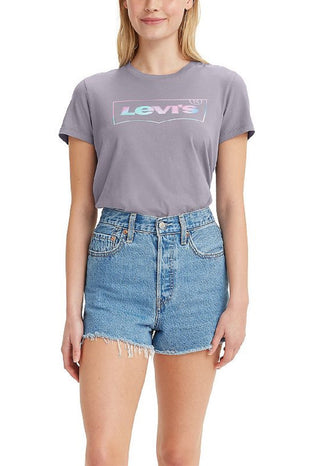 Levi's Women's The Perfect Tee Purple Size Medium