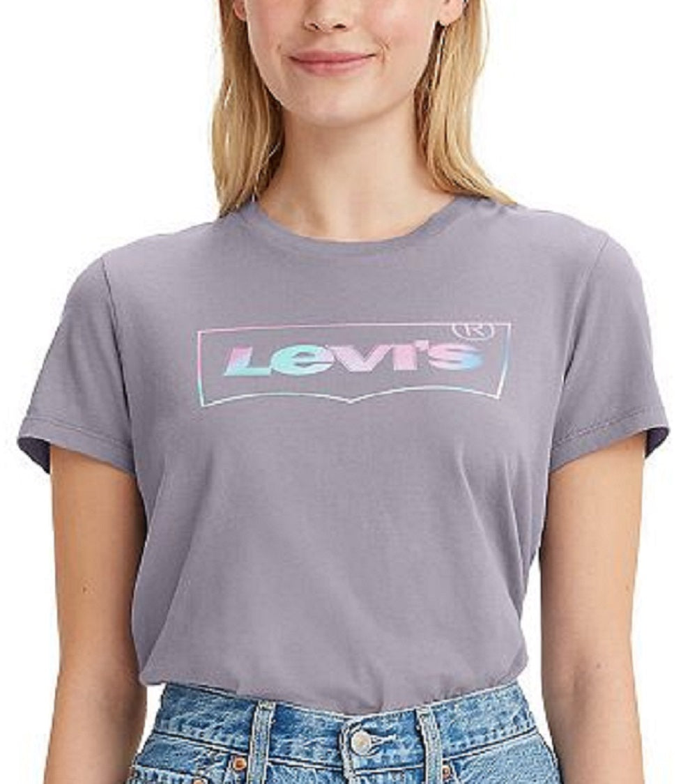 Levi's Women's The Perfect Tee Purple Size Medium