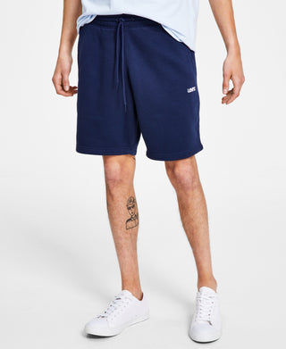 Levi's Men's Seasonal Relaxed Fit Elastic Waistband Sweatshorts Blue Size Medium