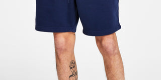 Levi's Men's Seasonal Relaxed Fit Elastic Waistband Sweatshorts Blue Size Medium