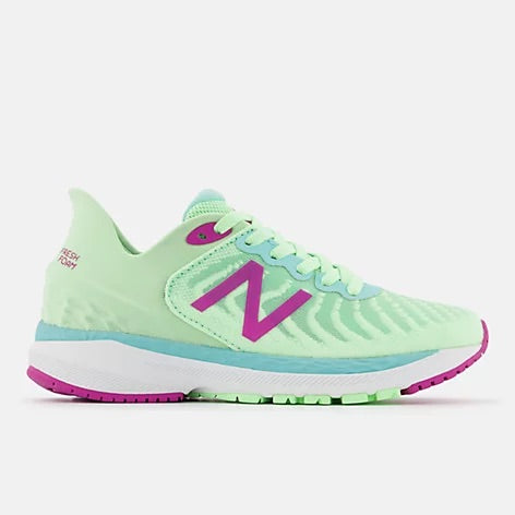 New Balance Kid'S 860 V11 Running Shoes Vibrant Spring/Magenta Red Size 6.5 Big Kid Us