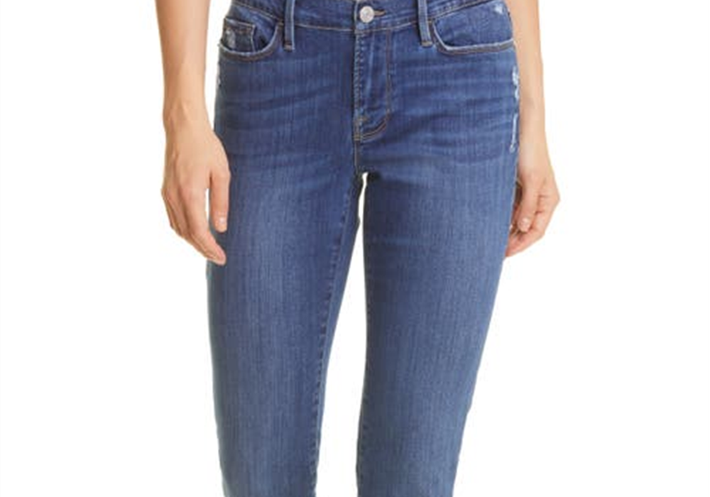 FRAME Le Garcon Straight Leg Jeans in Lupine Grind Size 31