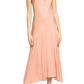 FRAME Savannah Sleeveless Maxi Dress in Pink Clay , Size Medium