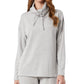 32 Degrees Women's Cowl Neck Sweatshirt Gray