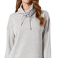 32 Degrees Women's Cowl Neck Sweatshirt Gray