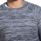 Weatherproof Vintage Men's Ombre Roll Crew Sweater Black/Grey Size XL