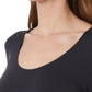 32 Degrees Women's Cozy Heat Scoop Neck Top Black Size Medium
