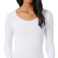 32 Degrees Women's Cozy Heat Scoop Neck Top White Size X-Small