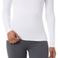 32 Degrees Women's Cozy Heat Scoop Neck Top White Size X-Small