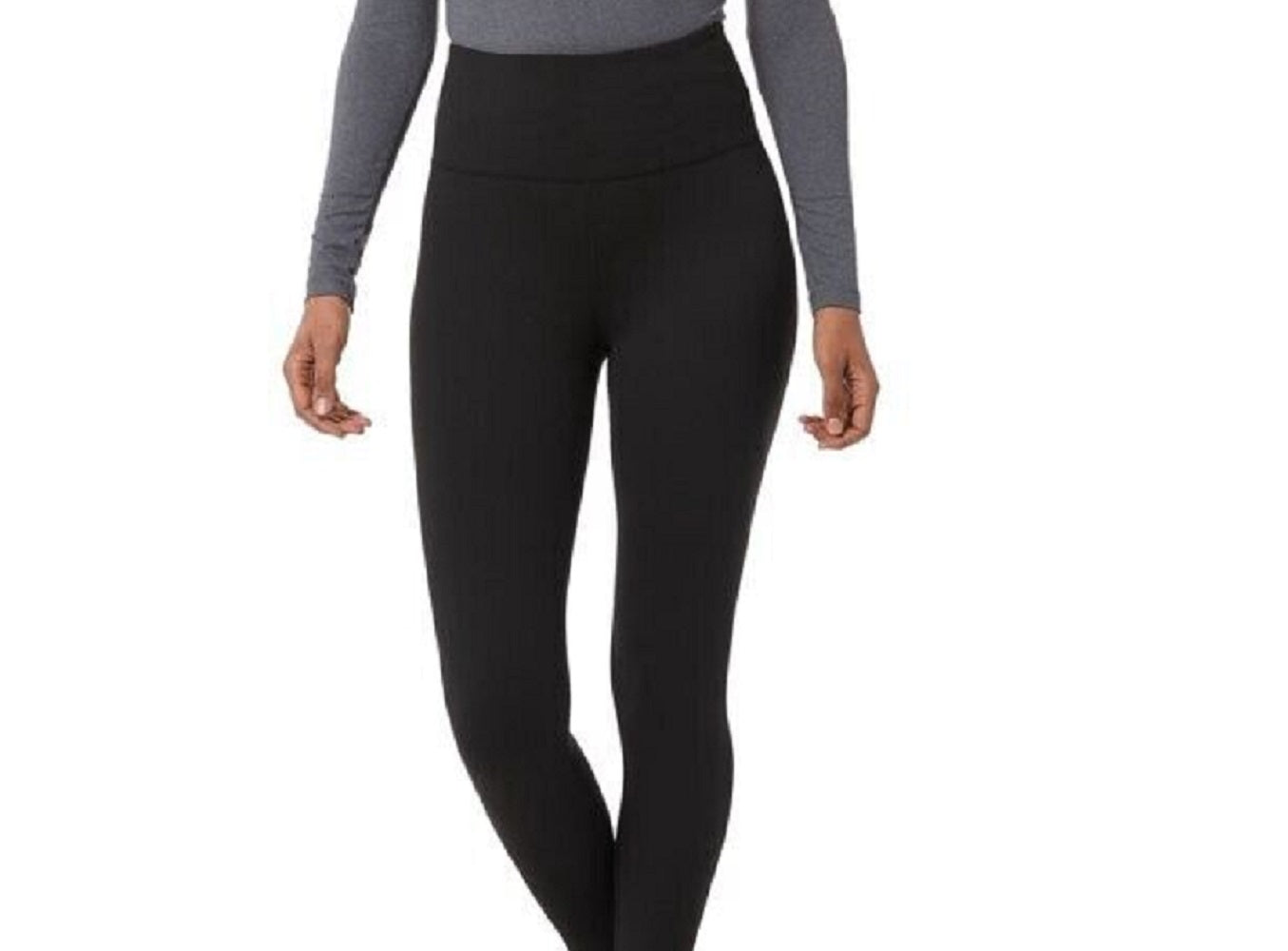 32 Degrees Women's Cozy Heat High Waisted Leggings Black Size Medium