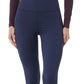 32 Degrees Women's Cozy Heat High Waisted Leggings Blue Size Small
