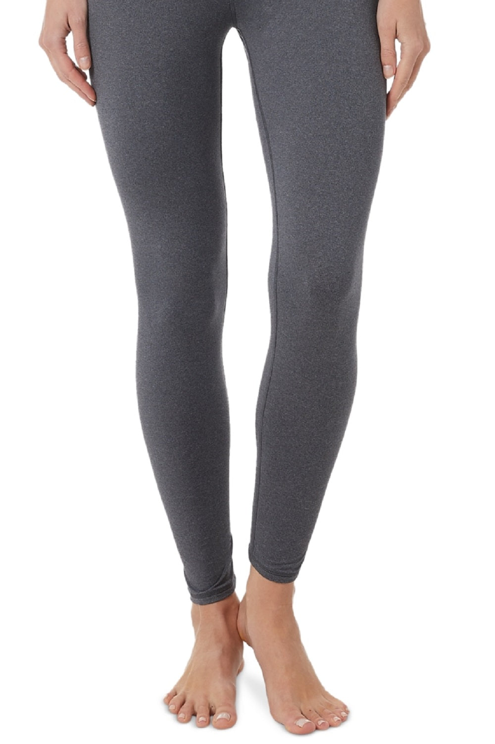 32 Degrees Women's Stretch Heather High Waist Leggings Gray Size Medium
