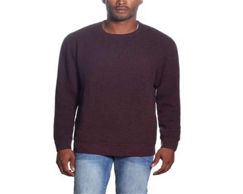 Weatherproof Vintage Men's Marl Crew Sweater Red Size Medium