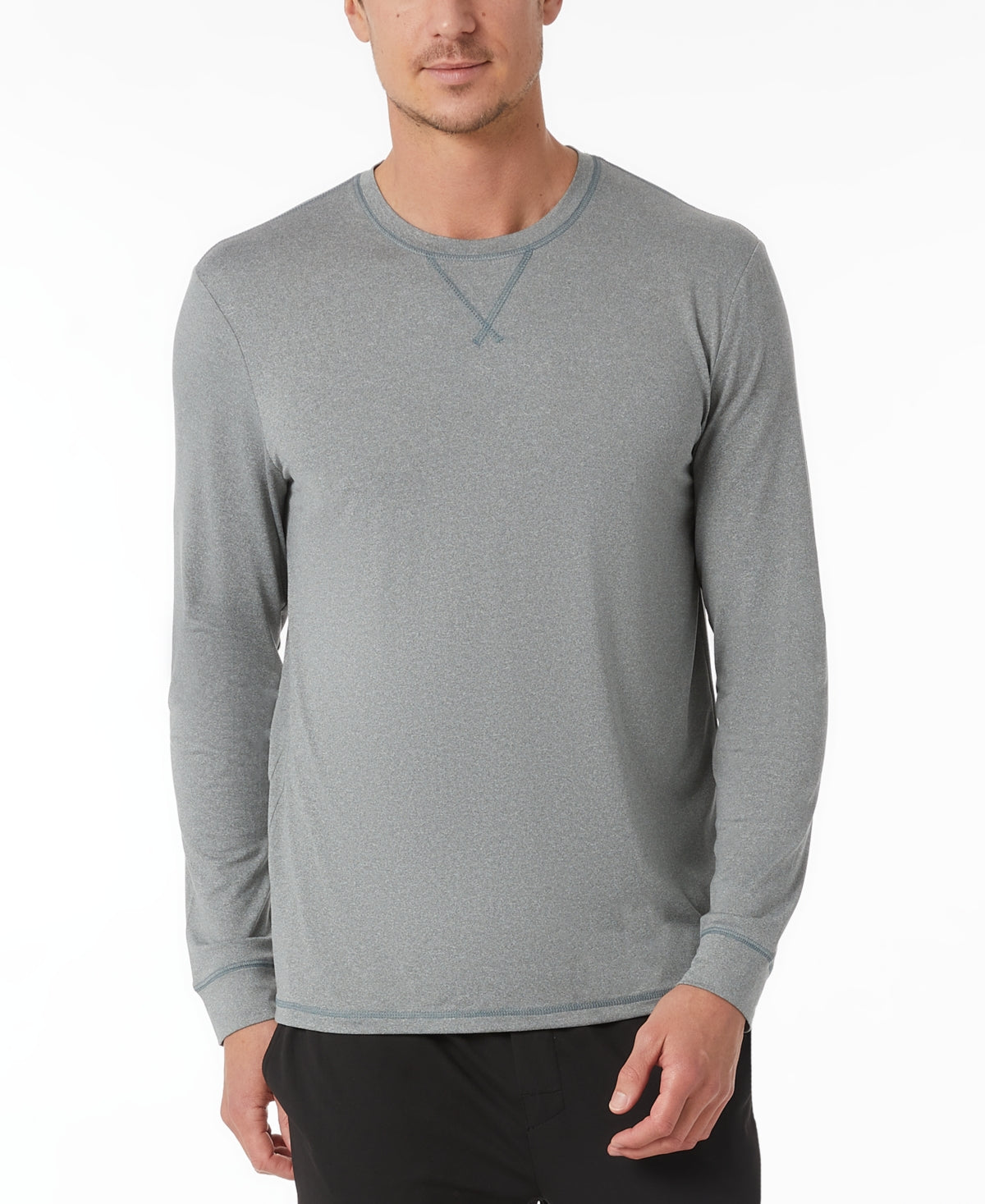 32 Degrees Men's Top Notch Long Sleeve T-Shirt Green Size XL