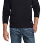 Weatherproof Vintage Men's Waffle Texture 1/4 Zip Sweater Black Size Medium
