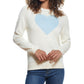 Weatherproof Vintage Women's Heart Sweater White Size X-Small