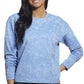 Women's Women's Chest Pocket Crew Top Blue Size Large