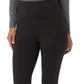 32 Degrees Women's Basic Pull On Full Length High Rise Leggings Black