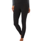 32 Degrees Women's Basic Pull On Full Length High Rise Leggings Black
