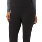 32 Degrees Women's Basic Pull On Full Length High Rise Leggings Black