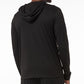 32 Degrees Men's Quick Dry Stretch Hooded Full Zip Sleep Jacket Black Size Small