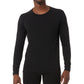32 Degrees Men's Long Sleeve Thermal Shirt Black Size Small