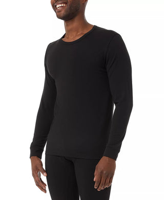 32 Degrees Men's Long Sleeve Thermal Shirt Black Size Small
