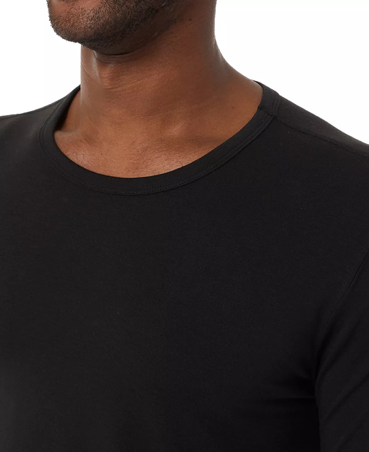 32 Degrees Men's Long Sleeve Thermal Shirt Black Size Small