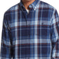 Weatherproof Vintage Men's Flannel Long Sleeves Shirt Blue Size X-Large