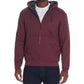 Weatherproof Vintage Men's Full Zip Sherpa Lined Hoodie Red Size Medium