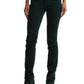 Ralph Lauren Women's Cotton Blend Corduroy Pocketed Zippered Wear To Work Straight Leg Jeans Green Size 16