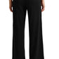 Ralph Lauren Women's Thermal Pocketed Tie Drawstring Lounge Pants Black Size Medium