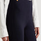 Ralph Lauren Women's Ponte Jodhpur Skinny Pants Blue Size XL