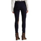 Ralph Lauren Women's Ponte Jodhpur Skinny Pants Blue Size XL