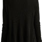 Ralph Lauren Women's Stretch Pocketed Waffle Knit Long Sleeve Open Front Jacket Black Size X-Large