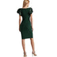 Ralph Lauren Women's Jersey Sequin Sleeve Cocktail Dress Green Size 18