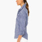 Ralph Lauren Women's Easy Care Gingham Cotton Shirt Blue Size Large