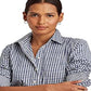 Ralph Lauren Women's Easy Care Gingham Cotton Shirt Blue Size X-Large