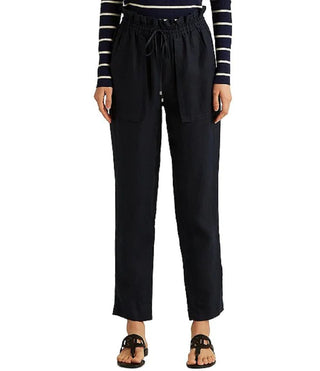 Ralph Lauren Women's Linen Ankle Pants Blue Size 8