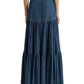 Ralph Lauren Women's Denim Full Length A Line Skirt Blue Size 4