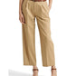 Ralph Lauren Women's Pleated Crepe Ankle Pants Brown Size 12