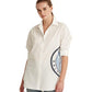 Ralph Lauren Women's Logo Cotton Broadcloth Shirt White Size X-Large