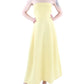 Lauren Ralph Lauren Women's Yellow Bloom Strapless Faille Cocktail Dress Size 10