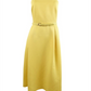 Lauren Ralph Lauren Women's Yellow Bloom Strapless Faille Cocktail Dress Size 10