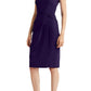 Ralph Lauren Women's Crepe Off The Shoulder Dress Purple Size 8